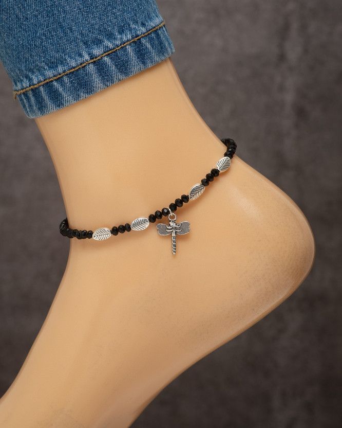 NAKSH Naksh Stylish design anklets for girls and women's Alloy Anklet Silver Anklet