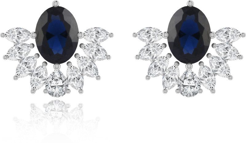 925 Cubic Zirconia Silver Stud Earring