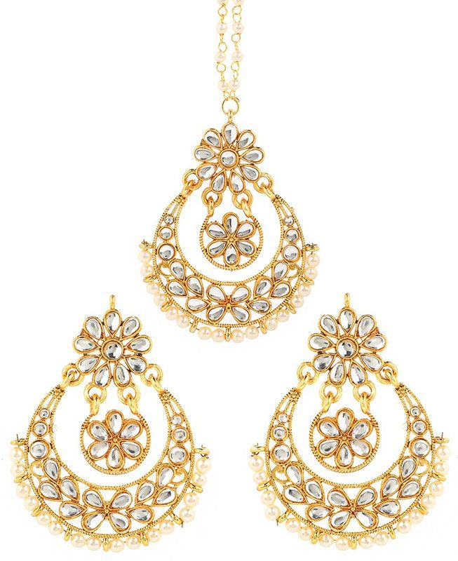 Alloy Jewel Set  (Gold, Silver)