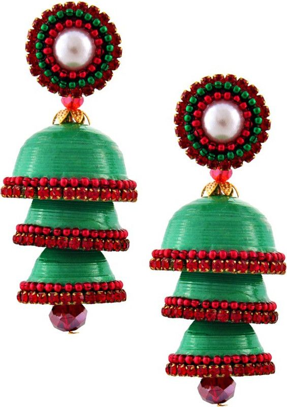 EAR173 Paper Jhumki Earring