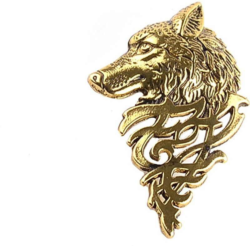 FURE Game of Thrones Stark Wolf Brooch  (Bronze)