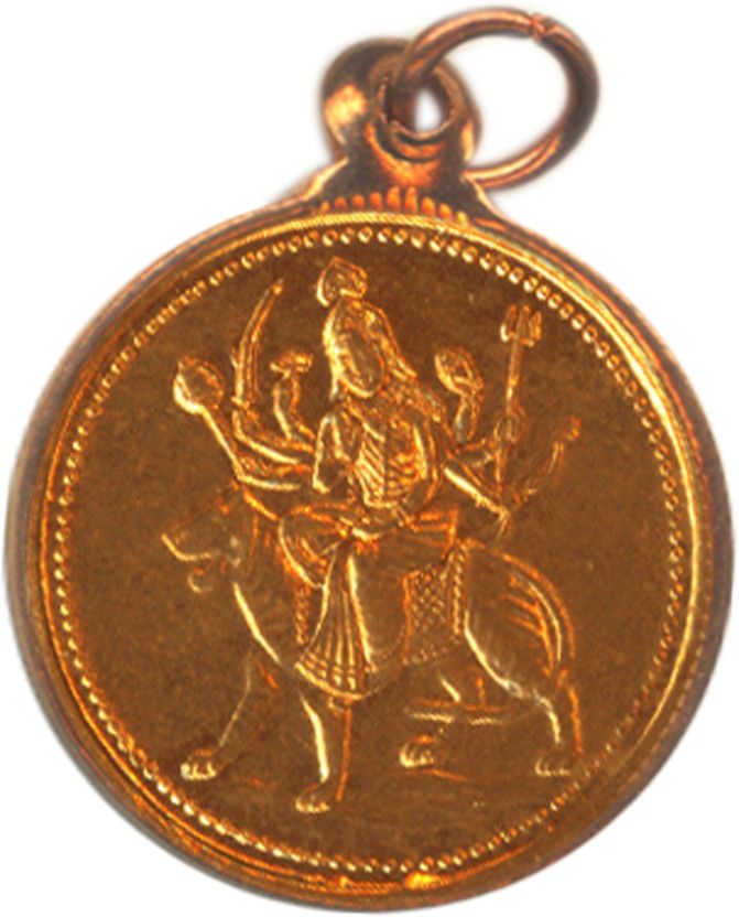 Maa Vaishno Devi Pendant Locket Copper Pendant