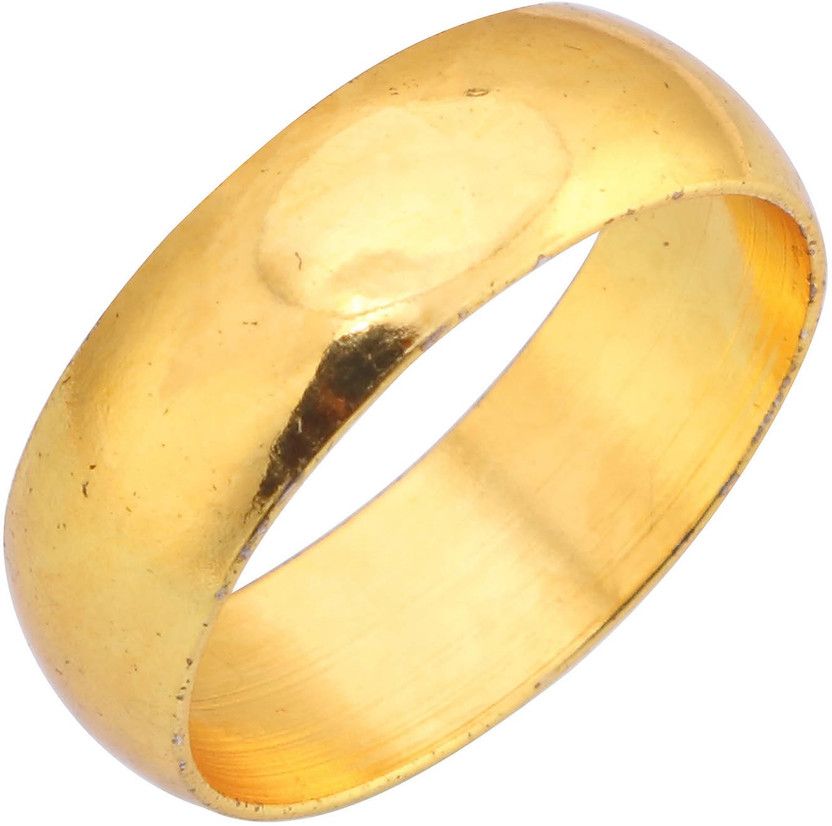 Glittery Gold Plated Ring Alloy Gold Plated Ring