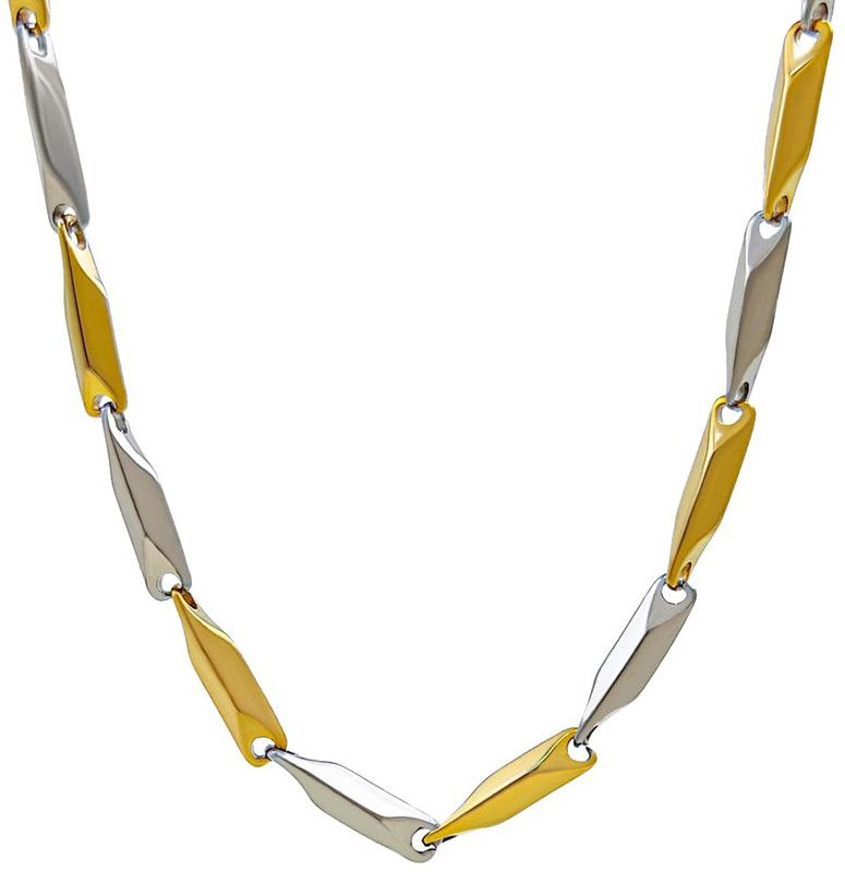 Double Coated Popular Latest Style Stainless Steel Silver Neck Chain Gold-plated Plated Stainless Steel Chain