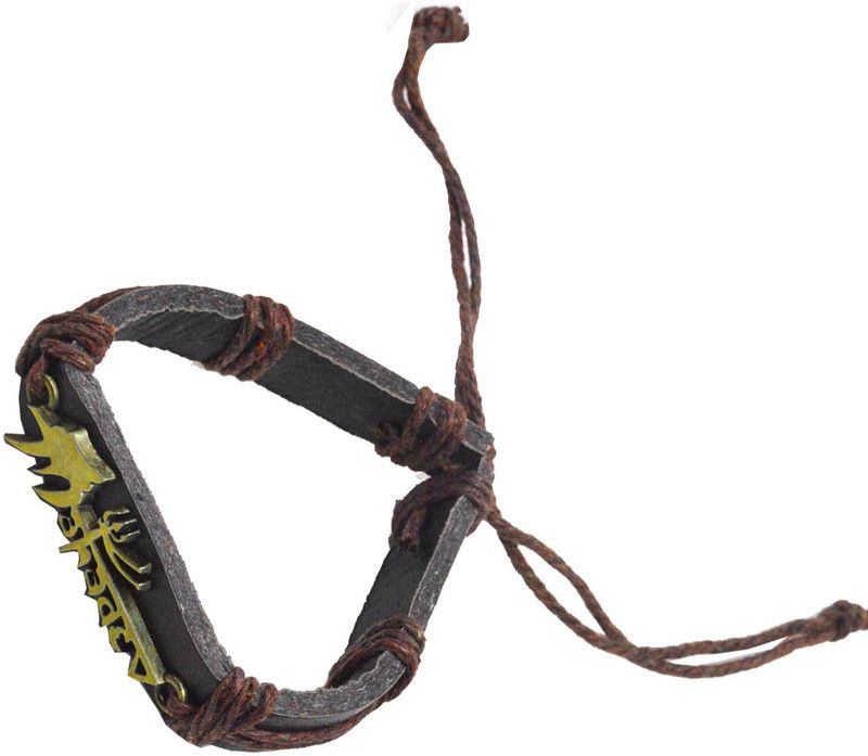 Metal, Leather Bracelet
