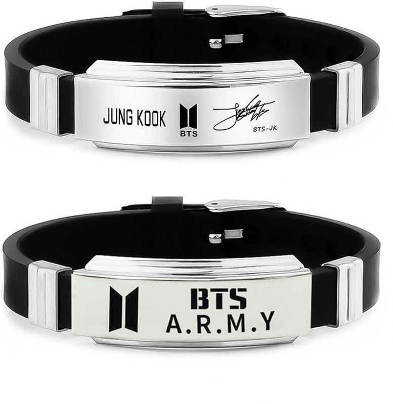 Alloy Silver Coated Bracelet Set  (Pack of 2)