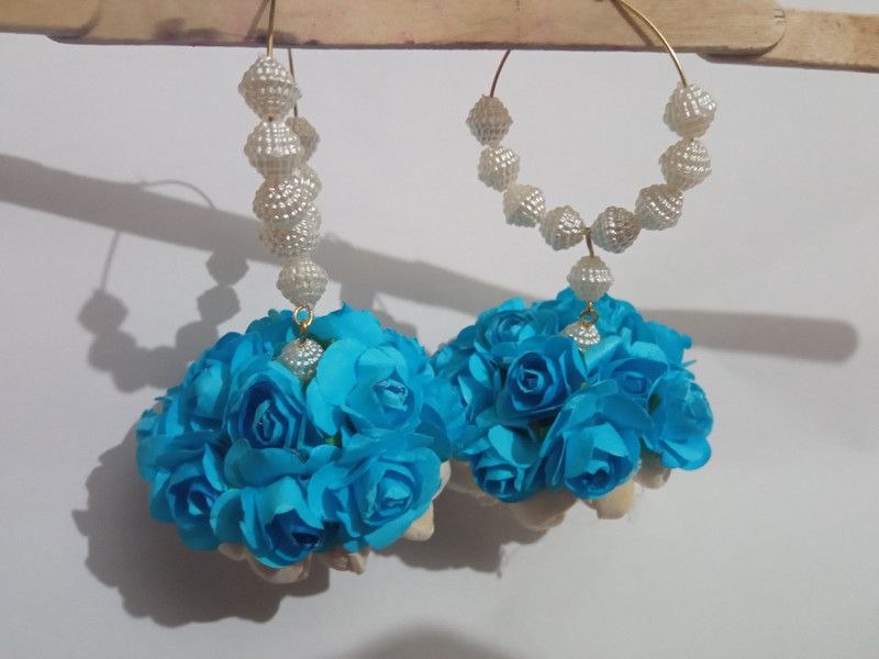 SUMUKH Pearl Paper Jhumki Earring