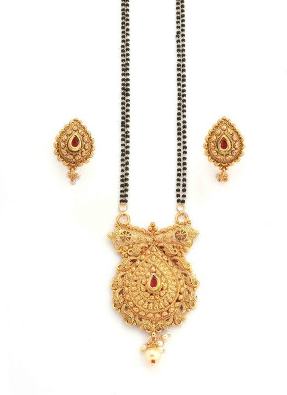 Alloy Jewel Set  (Multicolor, Black)