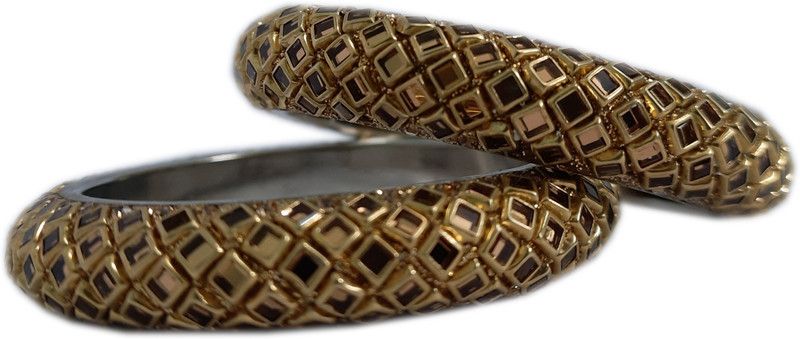 Shell Gold-plated Bangle Set