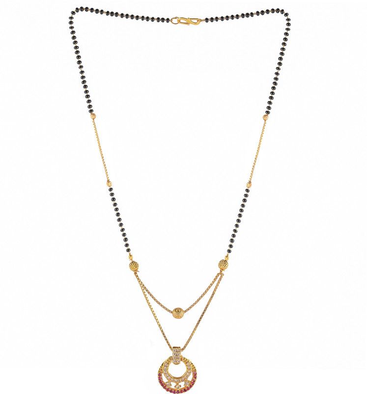 Brado Jewellery Mangalsutra Tanmaniya Set For Women Brass Mangalsutra