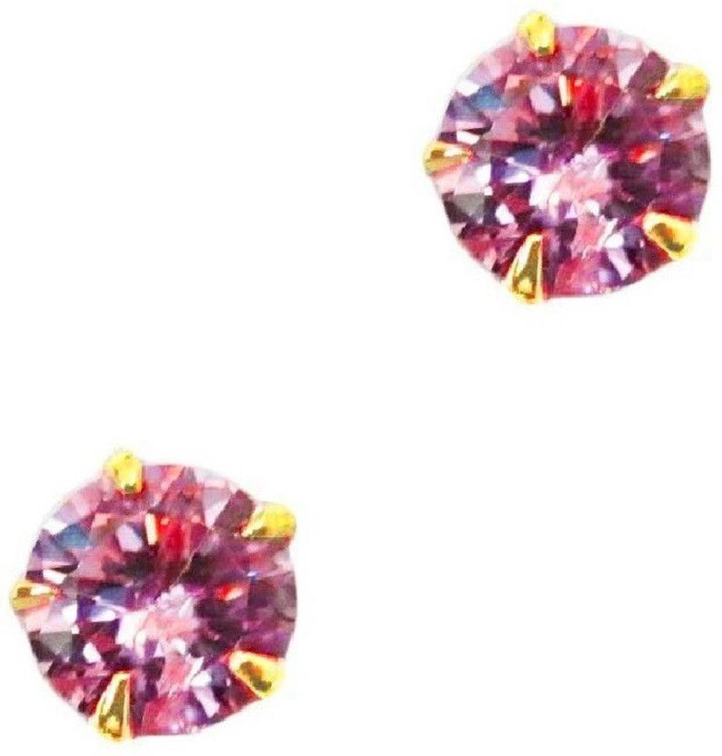 Rainbow Cubic Zirconia Silver, Stone Stud Earring
