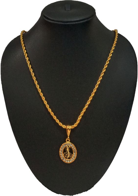GOGA ROUND Snake & ( Rasha chain ) Gold-plated Alloy