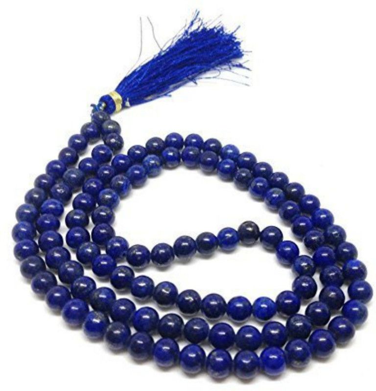 VIRASAT Blue Hakik Mala Wood Chain