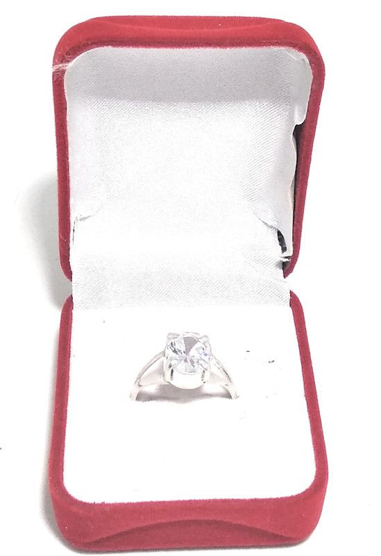 Zircon American Diamond (Adjustable) Ring in Silver for Increase Your Status and Prosperity Silver Zircon Ring