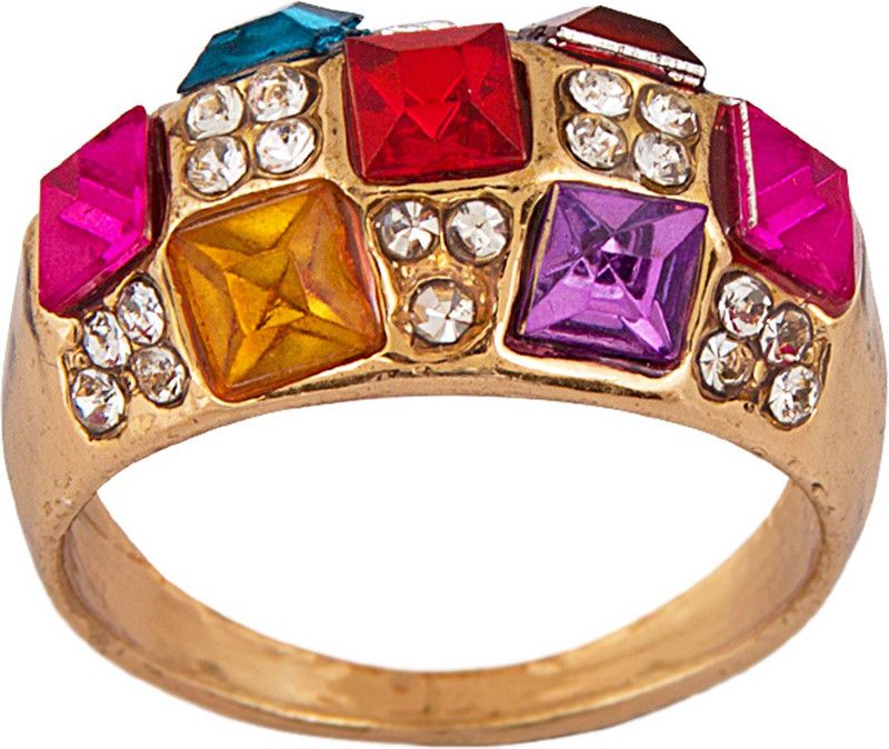 Multi Crystal Ring Alloy Ring