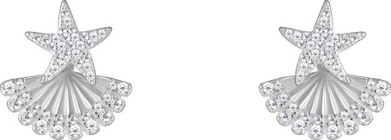 Sterling Silver Twinkling Star Earrings for Girls and Womens Zircon Sterling Silver Stud Earring