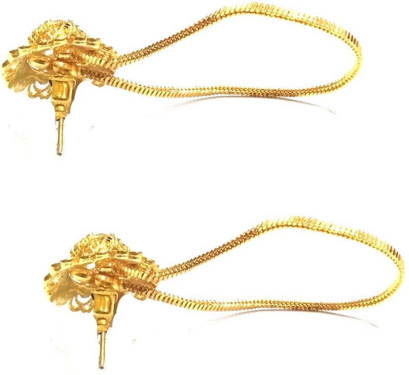 Golden Colour Kaan Tana For Women And Girls Alloy Cuff Earring