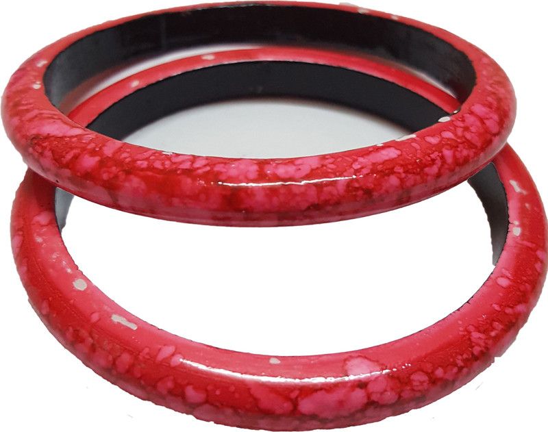 Wood Bangle Set  (Pack of 2)