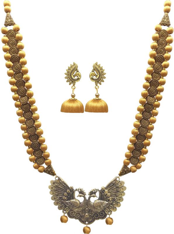 Wood, Dori, Plastic Copper Jewel Set  (Pack of 1)