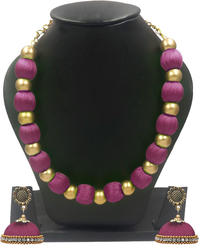 Dori Purple, Gold Jewel Set  (Pack of 1)