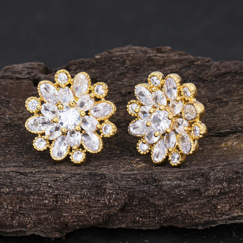 Sukkhi Fine Gold Plated Stud Earring For Women Alloy Earring Set