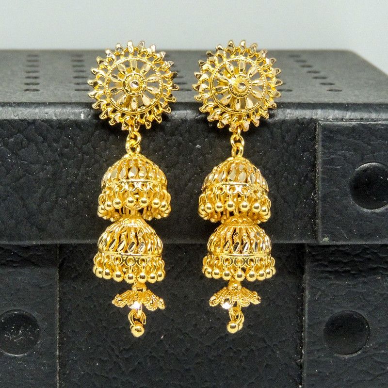 JMK-CHN-13491 Brass Jhumki Earring