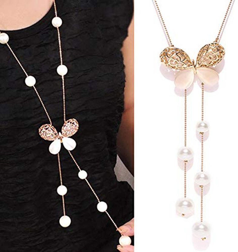 Gold-plated Plated Crystal Necklace