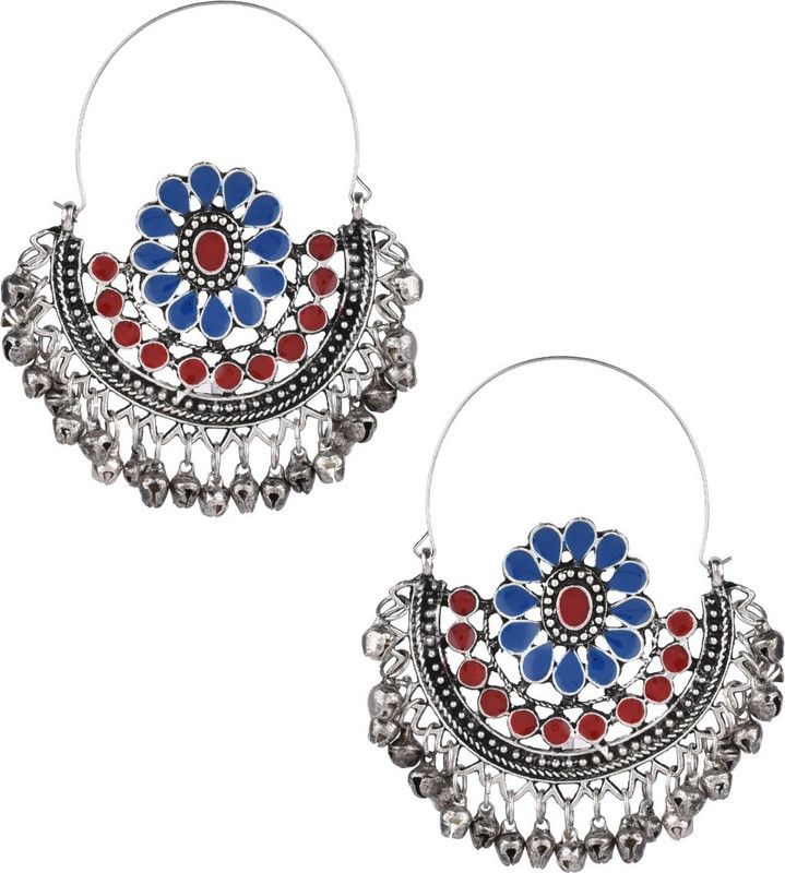 Afghani Kutchi Silver, Alloy Drops & Danglers