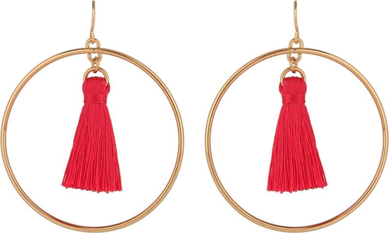 MN-48591870001 Fabric Hoop Earring