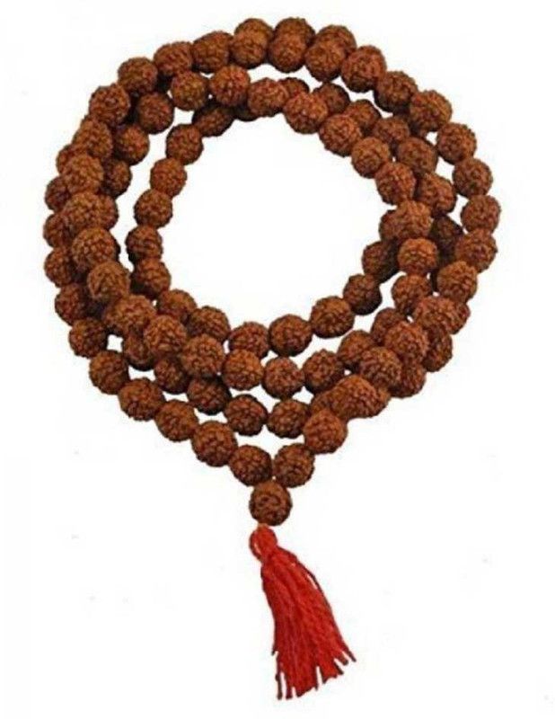5 MUKHI RUDRAKSHA MALA 108 Wood Necklace