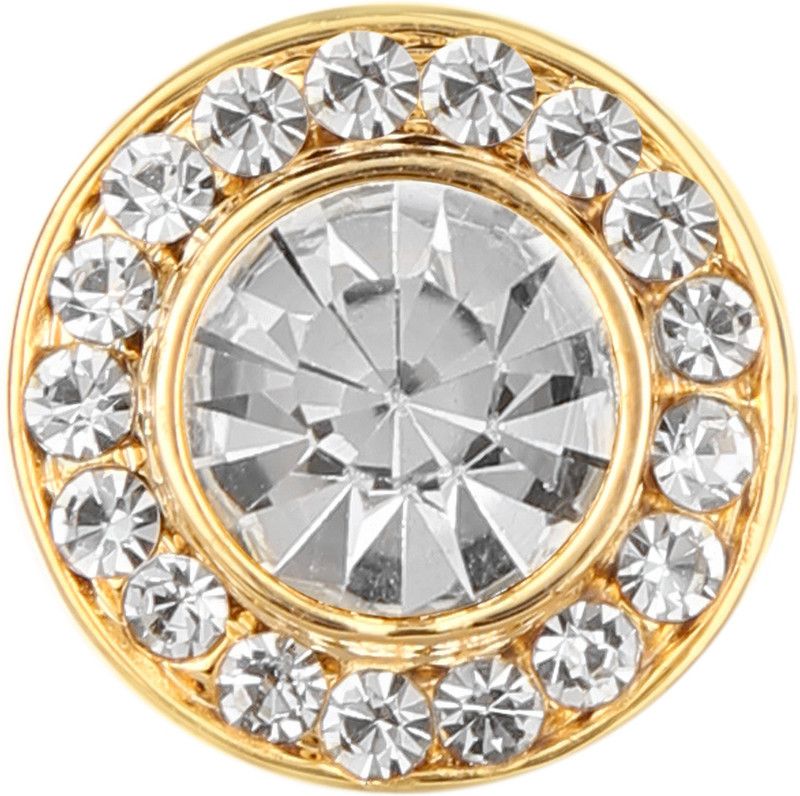 Tripin GOLDEN CLASSIC DESIGN LAPEL PIN BROOCH WITH DIAMOND CRYSTAL FOR MEN WOMEN TSCPGOLD1597 Brooch  (Gold)
