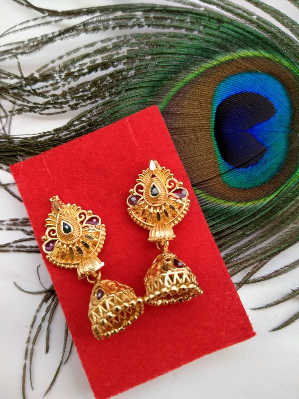 J52 Alloy Jhumki Earring