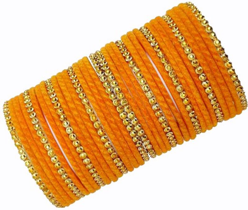Glass, Crystal Bangle Set  (Pack of 28)