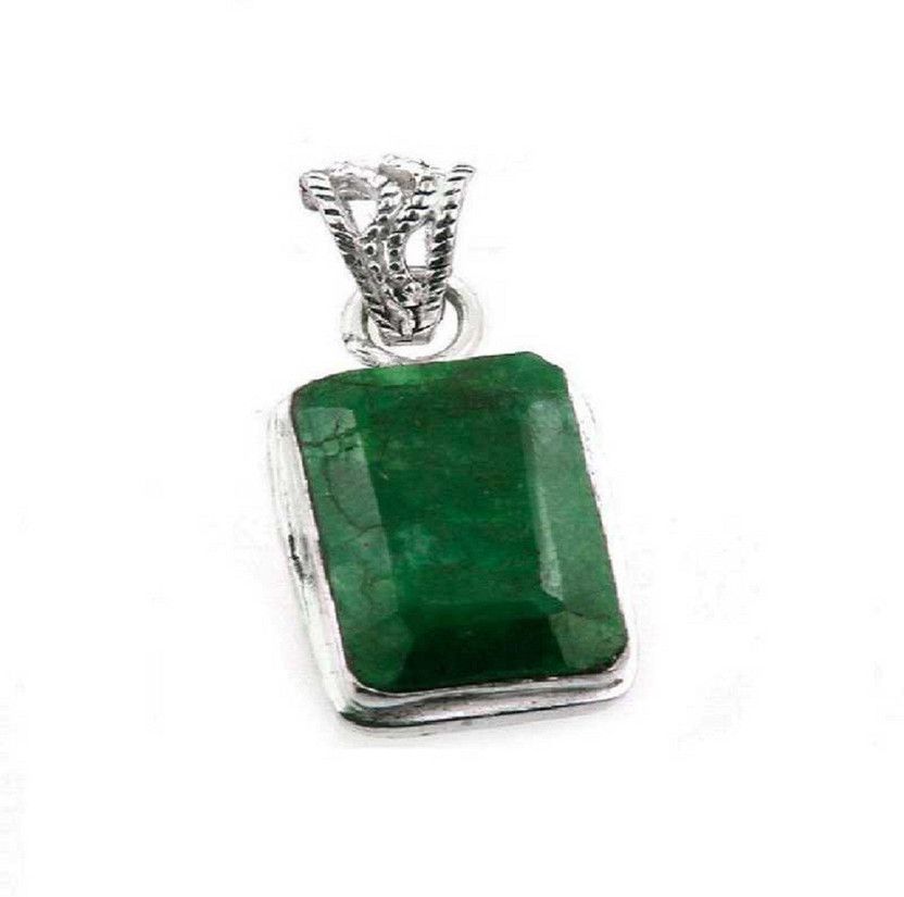 Emerald Stone Pendant Natural Panna 5.25 ratti Stone Unheated & Untreated Astrological Purpose for unisex Gold-plated Emerald Stone Pendant