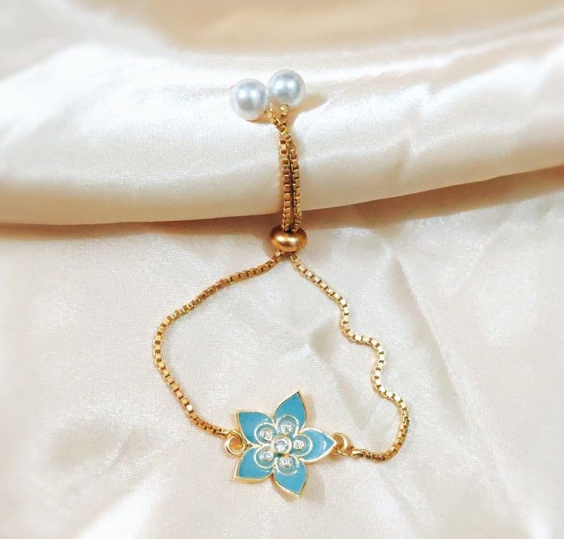 Brass Zircon Gold-plated Bracelet