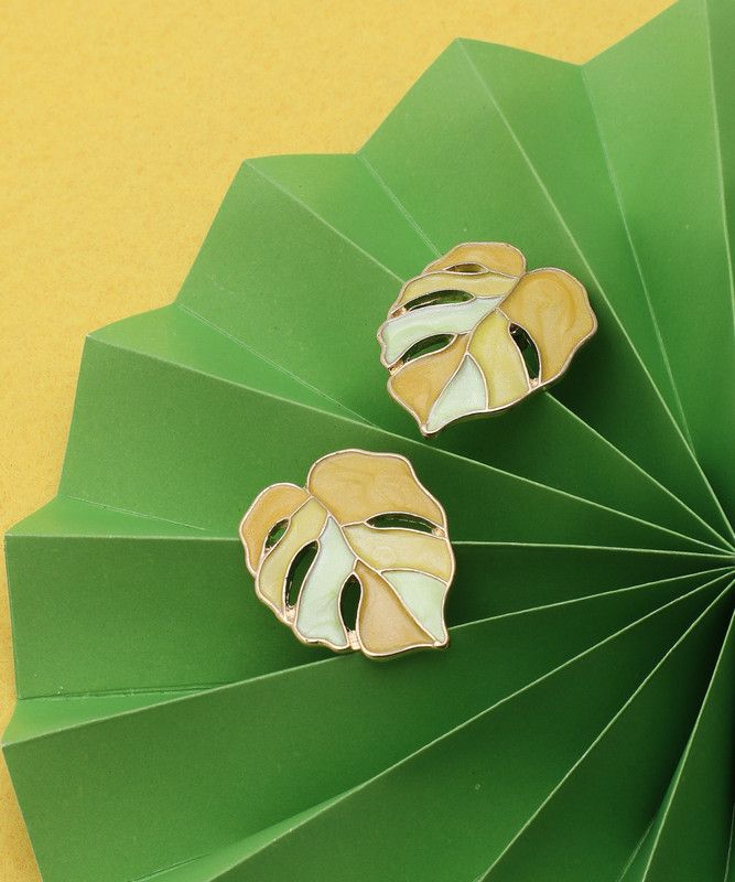 Gold Plated Designer Stud Alloy Stud Earring