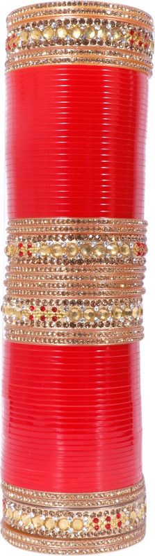 Plastic Cubic Zirconia Bangle Set  (Pack of 70)