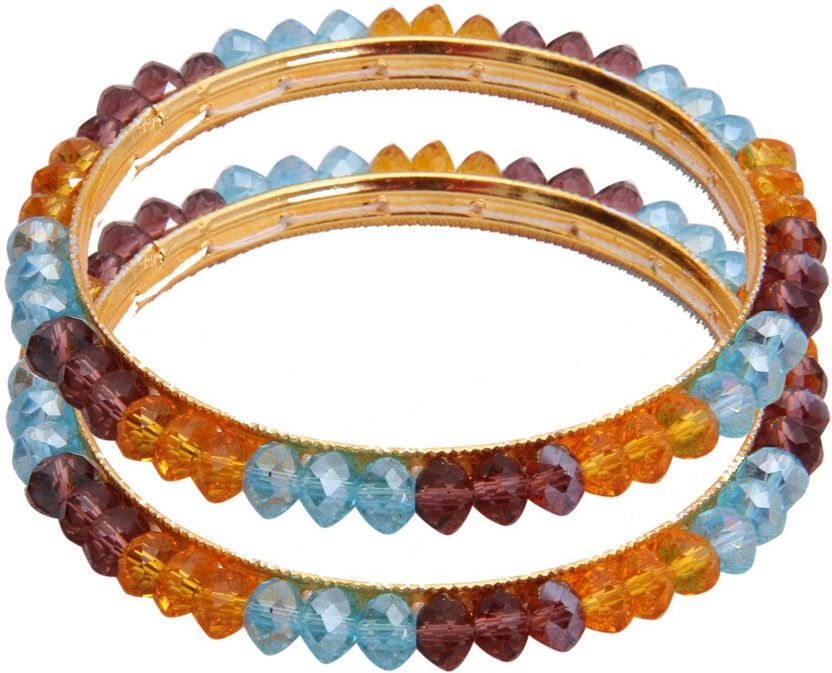 Alloy Pearl Bangle  (Pack of 2)