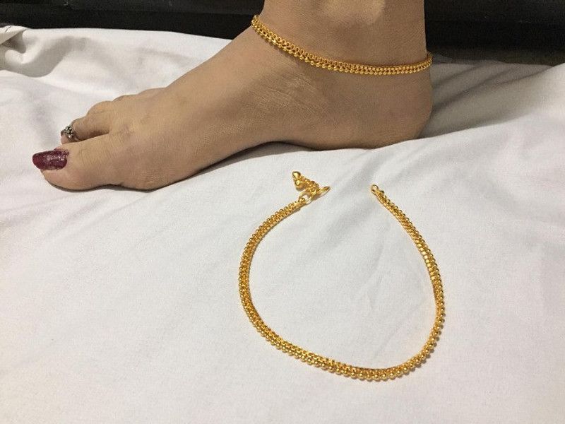 HN GOLDEN BN BALL Alloy Anklet