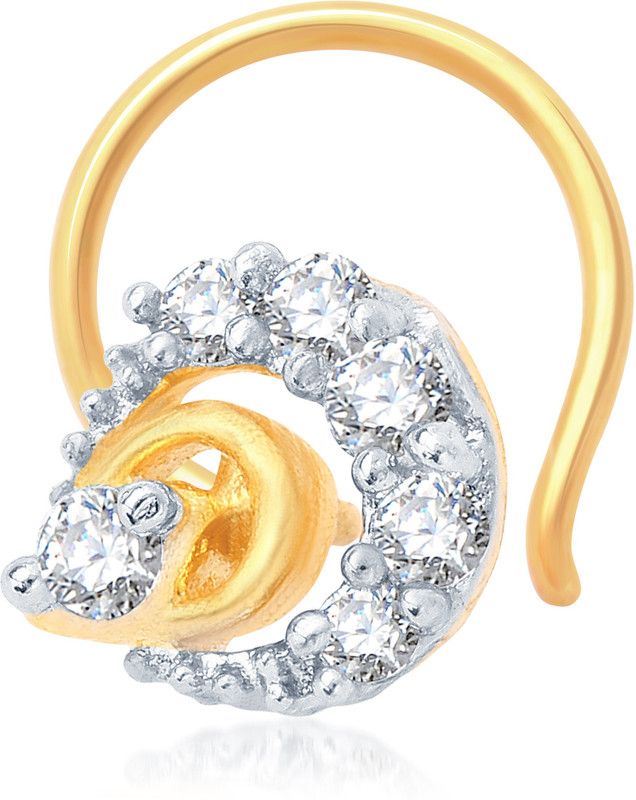 Divastri Gold-plated Plated Alloy Nose Ring