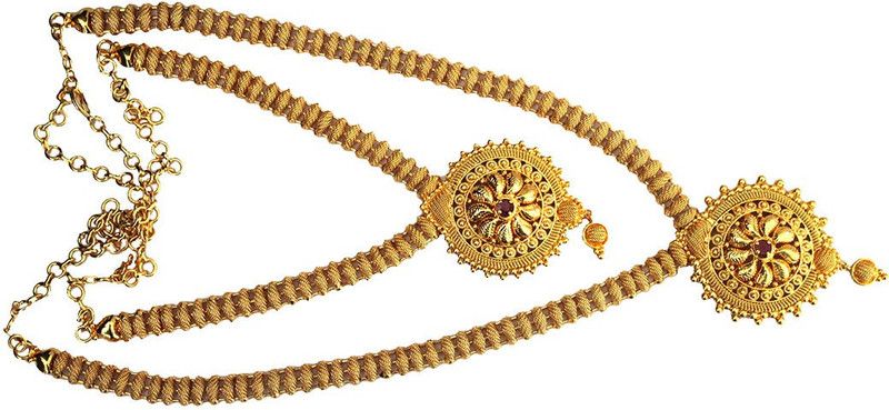 Gold-plated Plated Copper Necklace Set