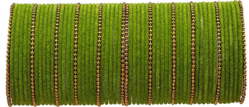 Metal Gold-plated Bangle Set  (Pack of 60)
