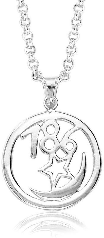 786 Sterling Silver Pendant