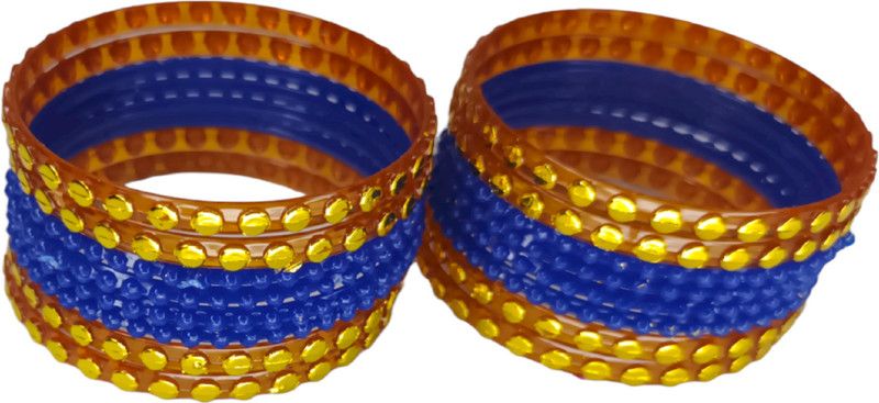 Plastic Bangle Set  (Pack of 16)
