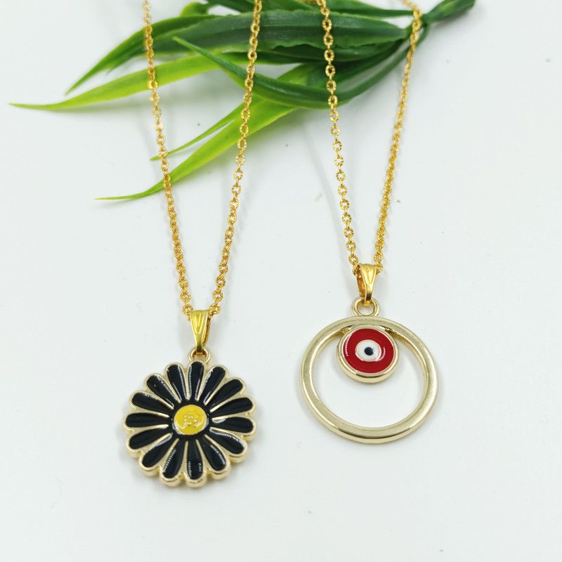 TANNDY Necklace (2 PIS) Gold-plated Plated Alloy Necklace