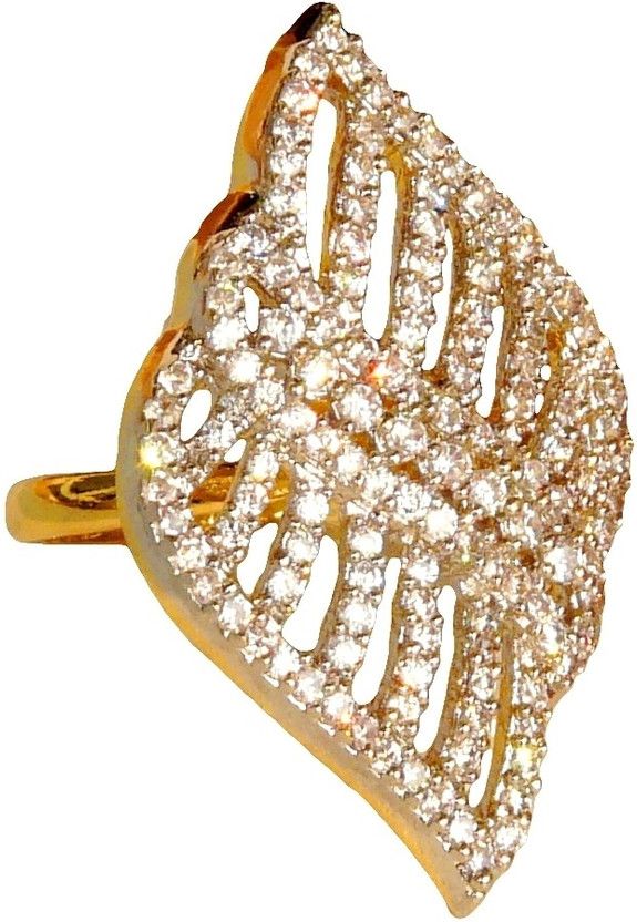 Alloy, Brass, Metal Cubic Zirconia Ring