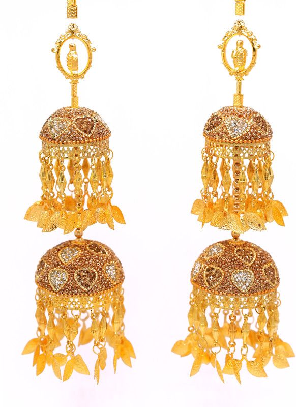 T4 JEWELS Brass, Pearl, Kalire Kaleera  (Brass)