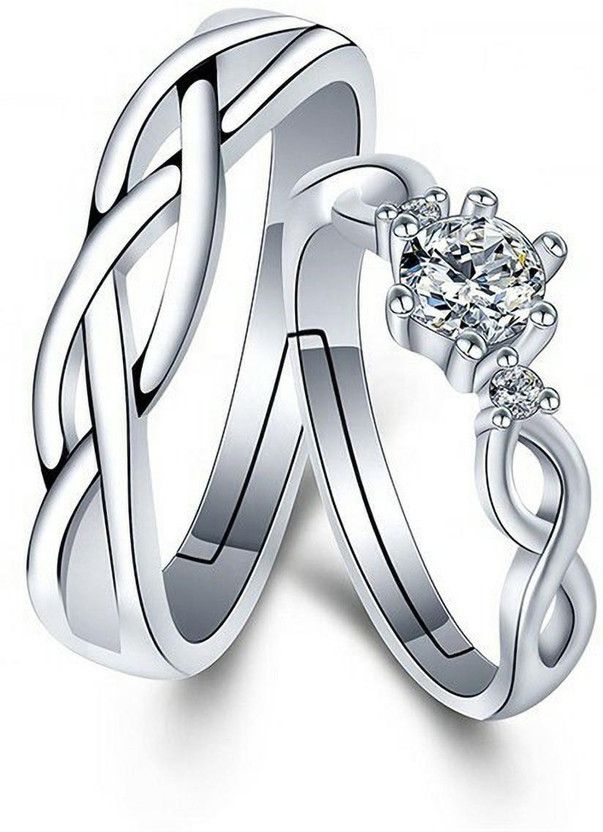 Metal Cubic Zirconia, Zircon Ring Set