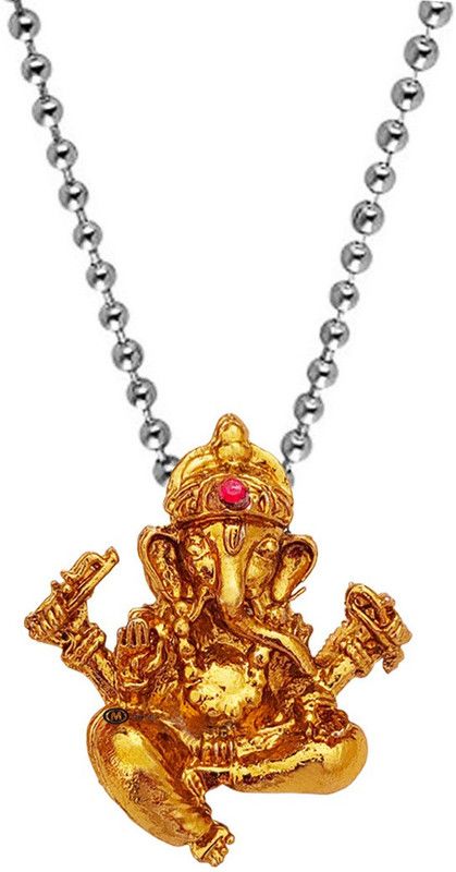 Religious Jewelry Shree Ganesh Ekdant Locket Shivpn20211172 Metal