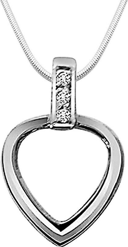 Mystical Magic Makeover - Real Diamond & Sterling Silver Pendant with 18 IN Chain (SDP53) Sterling Silver Diamond Sterling Silver Pendant